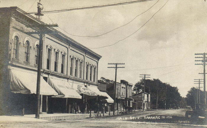 Saranac - Old Post Card Photo (newer photo)